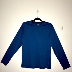 REI Co Op Men’s Blue Long Sleeve Base Layer Shirt Size M